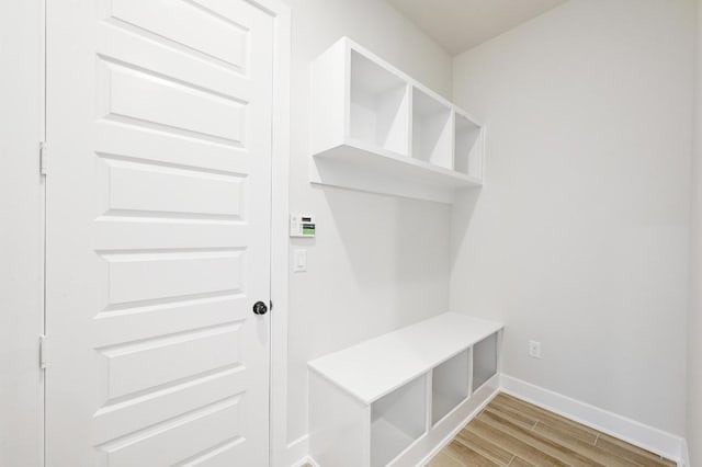 300 Echo Pass, Liberty Hill, TX 78642 - mudroom with light wood-style flooring and baseboards