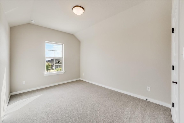 508 Saturnia Cv, Georgetown, TX 78628 - additional living space featuring carpet flooring, vaulted ceiling, and baseboards