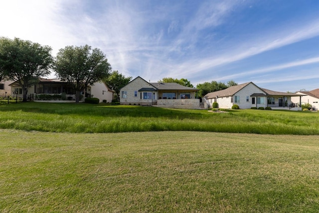 108 Chuckwagon Trl, Georgetown, TX 78633 - view of grassy yard with a residential view