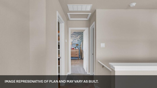 395 Morning Glory Loop, Kyle, TX 78640 - hall with carpet