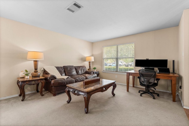 141 Sydneys Way, Buda, TX 78610 - living room featuring carpet and an office area