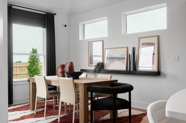 105 Sandrock Trl, Georgetown, TX 78633 - dining space with plenty of natural light and wood finished floors