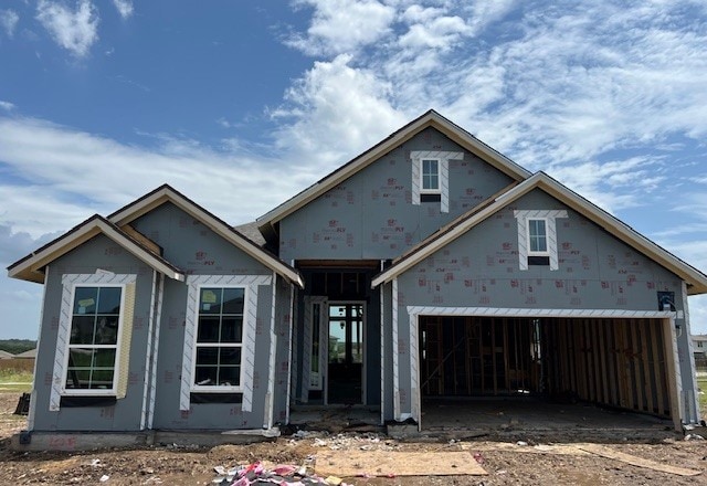 105 Sandrock Trl, Georgetown, TX 78633 - property under construction with a garage and driveway