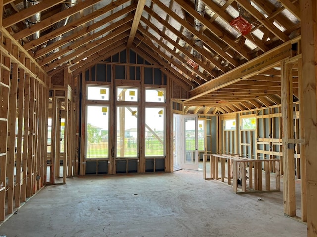 105 Sandrock Trl, Georgetown, TX 78633 - miscellaneous room with lofted ceiling