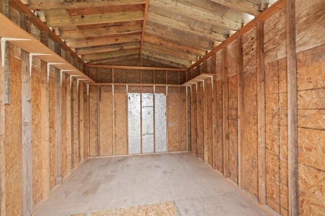 view of storage room