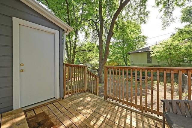 3309 Clawson Rd, Austin, TX 78704 - view of wooden deck
