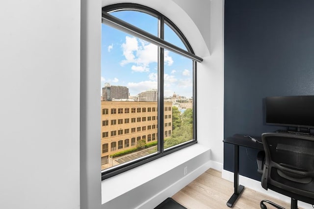 507 Sabine St Unit 505, Austin, TX 78701 - office space featuring healthy amount of natural light and wood finished floors