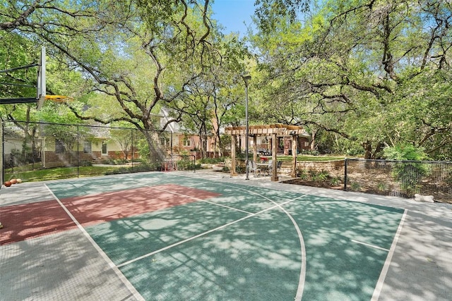 2601 Buckminister Ct, Austin, TX 78746 - view of sport court with community basketball court