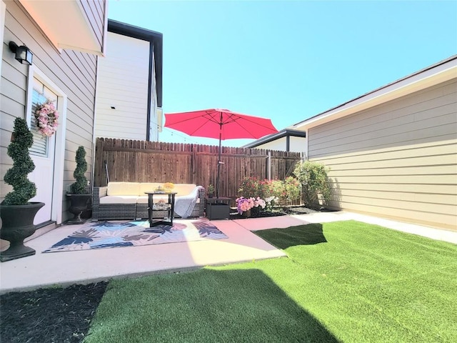 1765 Yaupon Grove Ln, Leander, TX 78641 - view of yard featuring a patio