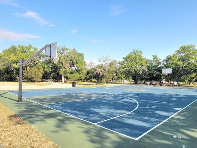 1765 Yaupon Grove Ln, Leander, TX 78641 - view of sport court featuring community basketball court and view of wooded area