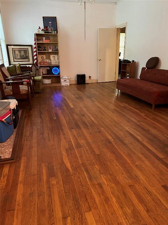 1010 Avondale Rd, Austin, TX 78704 - living area with hardwood / wood-style floors and plenty of natural light