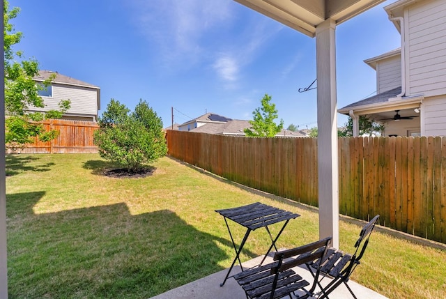 10805 Dimitrios Dr, Austin, TX 78747 - view of fenced backyard