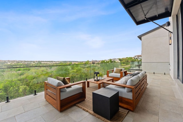 4816 Pecan Chase, Austin, TX 78738 - view of patio / terrace featuring an outdoor living space