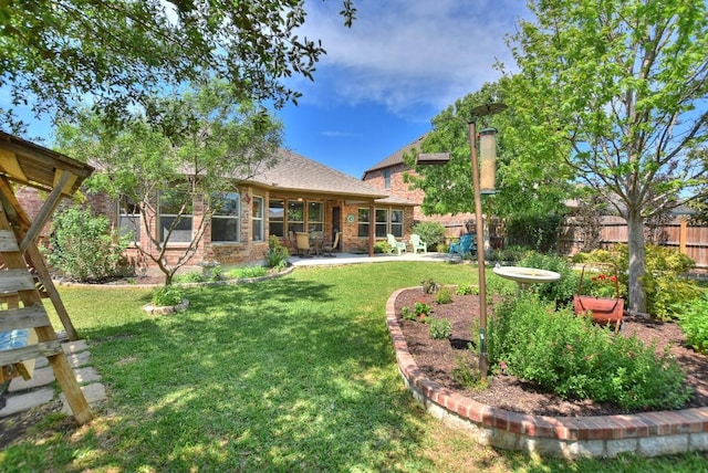 1904 Cactus Mound Dr, Leander, TX 78641 - view of yard featuring a patio area