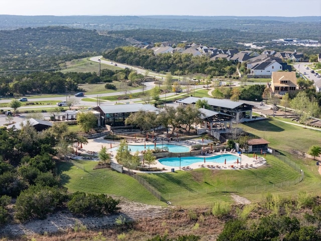 1491 Hazy Hills Loop, Dripping Springs, TX 78620 - birds eye view of property