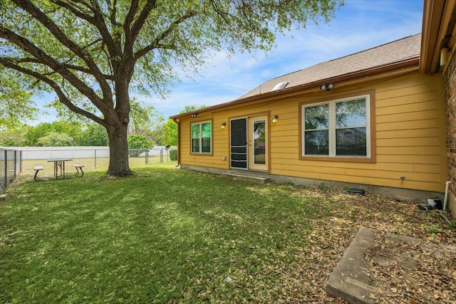 59 Fairview Dr, Round Rock, TX 78665 - rear view of house with a fenced backyard