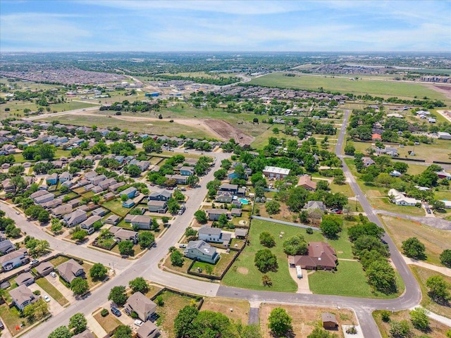 59 Fairview Dr, Round Rock, TX 78665 - aerial view of property and surrounding area with nearby suburban area