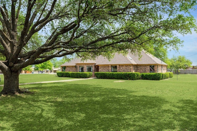 59 Fairview Dr, Round Rock, TX 78665 - view of front of home with brick siding