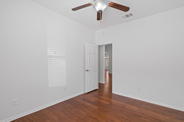 2529 Mirasol Loop, Round Rock, TX 78681 - unfurnished bedroom featuring wood finished floors and a ceiling fan