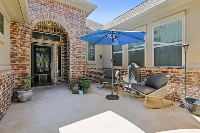 view of patio