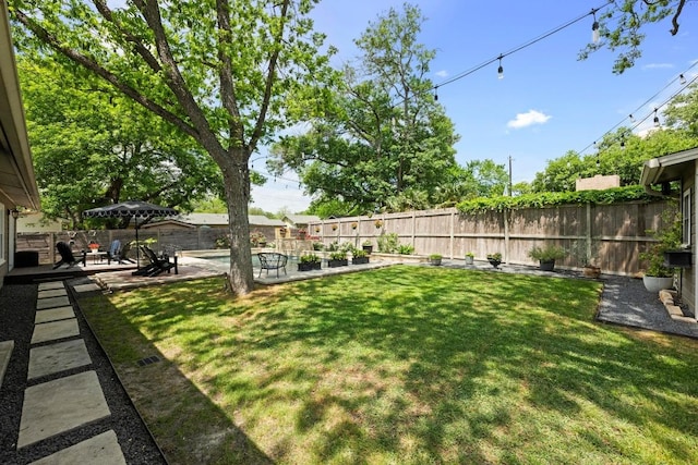 1403 E 16th St, Georgetown, TX 78626 - view of yard with a patio area