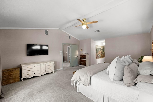 1403 E 16th St, Georgetown, TX 78626 - bedroom featuring light carpet, a ceiling fan, and baseboards