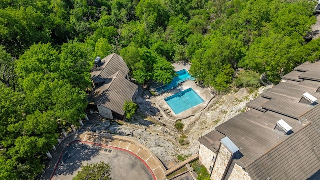 8200 Neely Dr Unit 217, Austin, TX 78759 - drone / aerial view of a pool