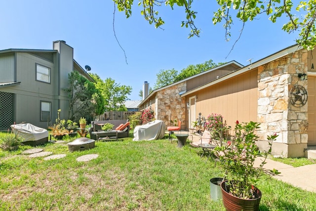 view of yard
