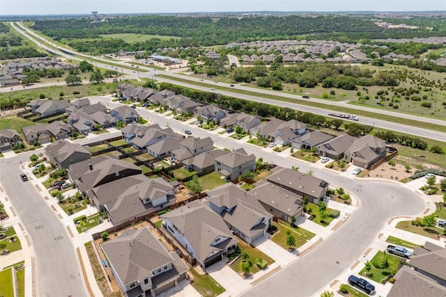 505 Saturnia Dr, Georgetown, TX 78628 - aerial perspective of suburban area