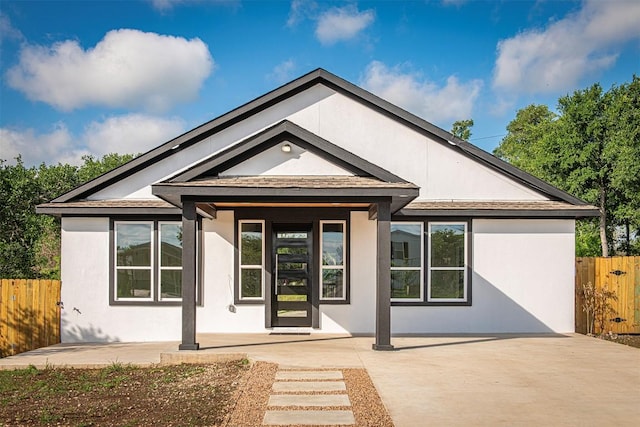 106 Passion Vine Rd, Dale, TX 78616 - view of front of house featuring fence and stucco siding