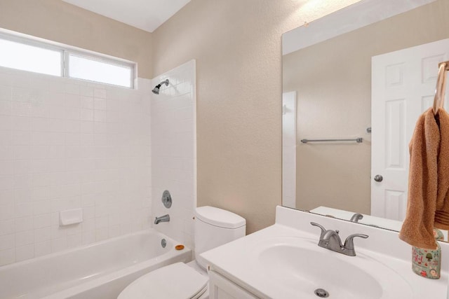 1415 Quicksilver Cir, Round Rock, TX 78665 - full bathroom featuring bathtub / shower combination and vanity