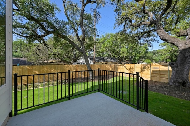5107 Menchaca Rd Unit 9, Austin, TX 78745 - fenced backyard featuring a patio area