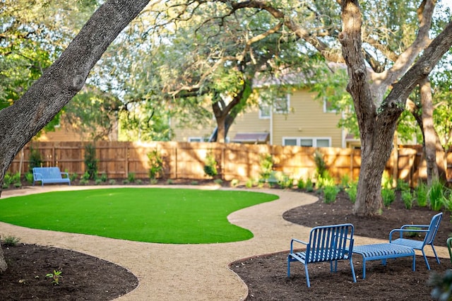 5107 Menchaca Rd Unit 9, Austin, TX 78745 - fenced yard with a patio area