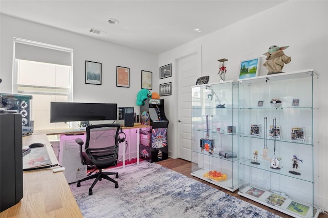 5368 Agatha Cir, Austin, TX 78724 - home office with wood finished floors