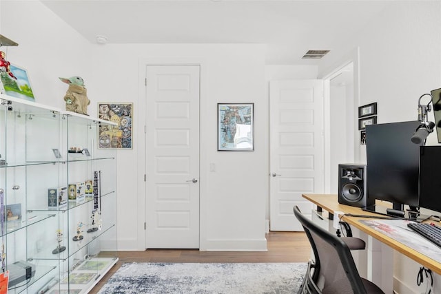 5368 Agatha Cir, Austin, TX 78724 - office with wood finished floors and baseboards