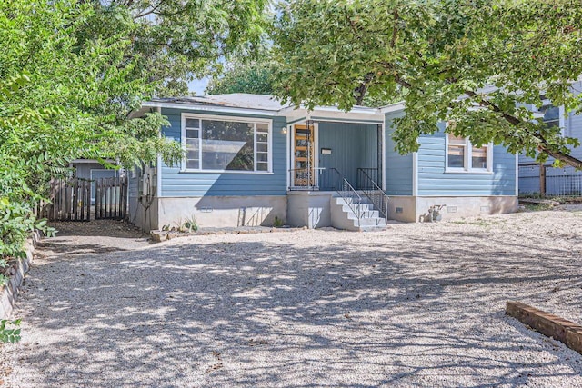 2102 E Martin Luther King Jr Blvd, Austin, TX 78702 - view of front of property with crawl space