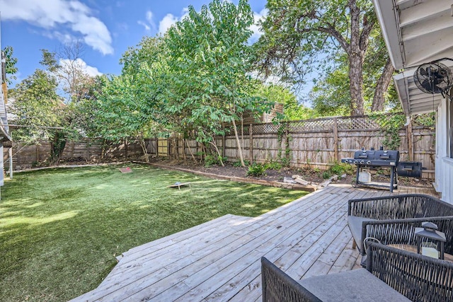 2102 E Martin Luther King Jr Blvd, Austin, TX 78702 - wooden deck featuring area for grilling