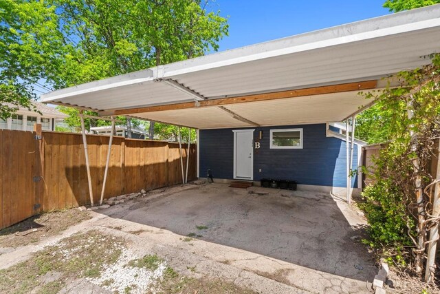504 E 38th 1/2 St, Austin, TX 78751 - view of parking / parking lot featuring entry steps and a carport