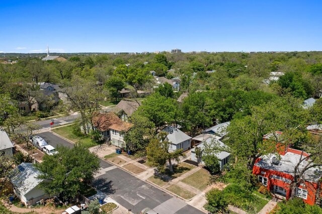 504 E 38th 1/2 St, Austin, TX 78751 - aerial view of property and surrounding area featuring nearby suburban area