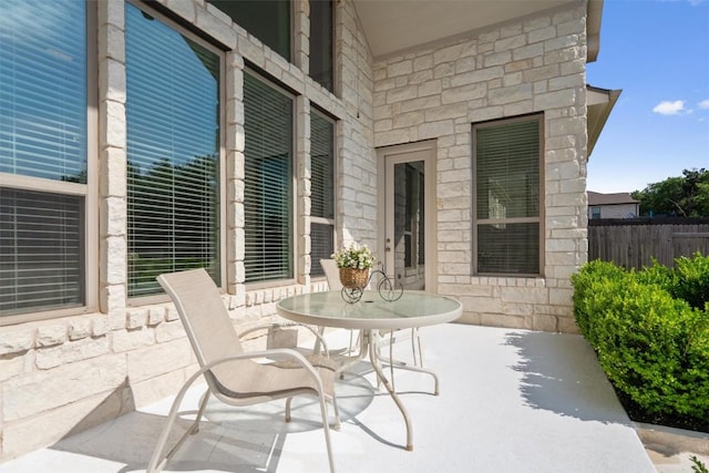 3912 Logan Ridge Dr, Cedar Park, TX 78613 - view of patio / terrace with fence and outdoor dining space