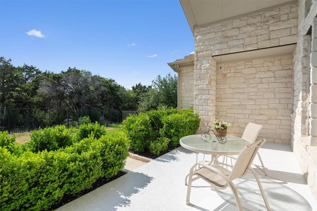 3912 Logan Ridge Dr, Cedar Park, TX 78613 - view of patio / terrace featuring fence