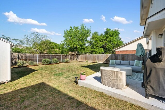 3116 Port Anne Way, Leander, TX 78641 - view of yard with outdoor lounge area and a patio