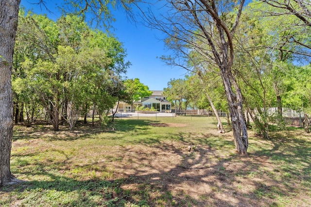 2409 Mormon Mill Rd, Marble Falls, TX 78654 - view of yard featuring fence