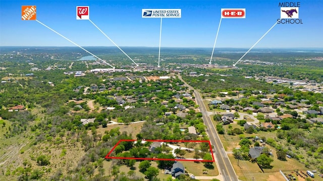 2409 Mormon Mill Rd, Marble Falls, TX 78654 - drone / aerial view
