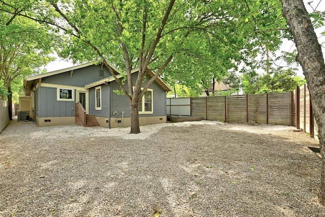 702 W Mary St, Austin, TX 78704 - fenced backyard featuring central AC