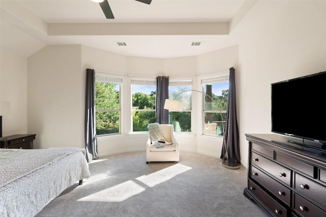624 Anfield Cir, Austin, TX 78738 - bedroom with carpet flooring, baseboards, and a ceiling fan