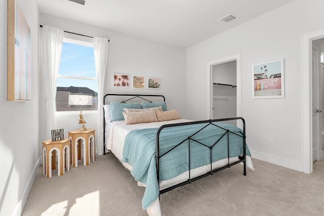 17508 Emperador Dr Unit 65, Pflugerville, TX 78664 - bedroom with carpet, baseboards, a spacious closet, and a closet