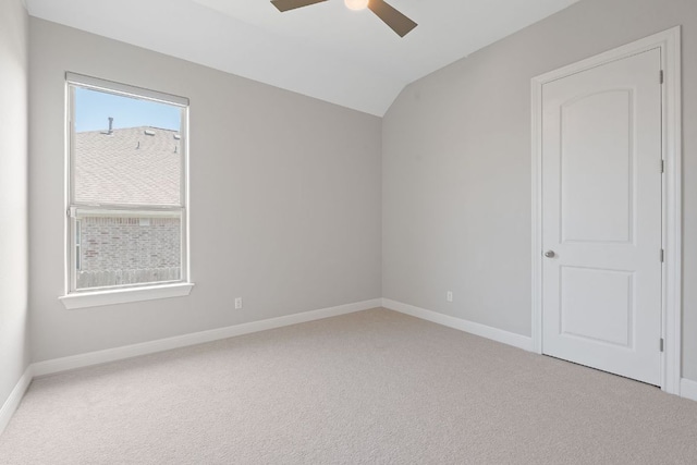 200 S Sage Holw, Dripping Springs, TX 78620 - carpeted spare room with ceiling fan and vaulted ceiling