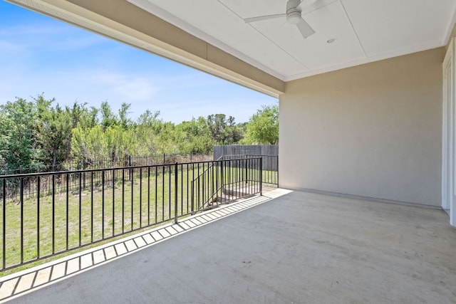 200 S Sage Holw, Dripping Springs, TX 78620 - balcony with ceiling fan