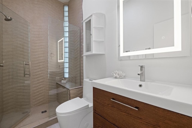 6103 Twin Ledge Dr, Austin, TX 78731 - bathroom with a shower stall and vanity